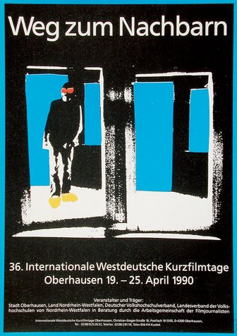 Plakat Internationale Kurzfilmtage Oberhausen / International Short Film Festival 1990